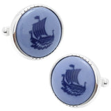 Royal Copenhagen Ship Cufflinks