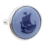 Royal Copenhagen Ship Cufflinks