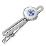 Royal Copenhagen Crown & leaf crest Tie Clip