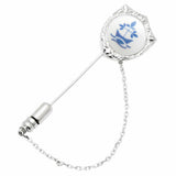 Royal Copenhagen Leaf Lapel Stick Pin