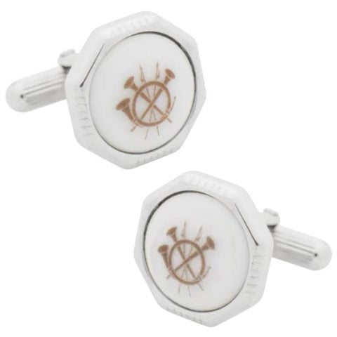 Royal Copenhagen Spear and Horn Cufflinks