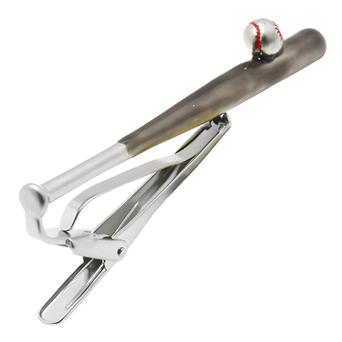 Baseball Bat & Ball Tie Clip