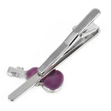 Purple Violin Tie Clip