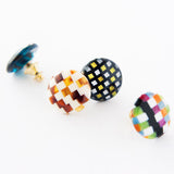 Kisso Multi Color Handmade Lapel Pin made from High-Quality EyeGlass material. Each Product is Grinded, Polished and cut out by hand. Kisso is Originally Eye Glasses Frame Maker and Factory in Sabae Fukui Japan.