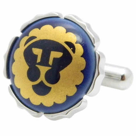 Royal Copenhagen Golden Lion Cufflinks Royal Copenhagen meets Tokyo cufflinks Royal Copenhagen – Purveyor to Her Majesty the Queen of Denmark since 1775. Manufacturer of hand-painted porcelain in dinnerware, figurines, collectibles. These Cufflinks are hand made in Japan from high-quality sturdy rhodium. The cufflinks will come in a beautiful cufflink box.