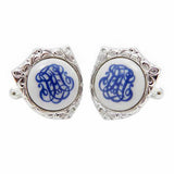 Royal Copenhagen Crest Cufflinks Royal Copenhagen meets Tokyo cufflinks Royal Copenhagen – Purveyor to Her Majesty the Queen of Denmark since 1775. Manufacturer of hand-painted porcelain in dinnerware, figurines, collectibles. These Cufflinks are hand made in Japan from high-quality sturdy rhodium. The cufflinks will come in a beautiful cufflink box.