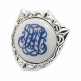 Royal Copenhagen Crest Lapel PinsRoyal Copenhagen meets Tokyo cufflinksRoyal Copenhagen – Purveyor to Her Majesty the Queen of Denmark since 1775. Manufacturer of hand-painted porcelain in dinnerware, figurines, collectibles. These Cufflinks are hand made in Japan from high-quality sturdy rhodium.
