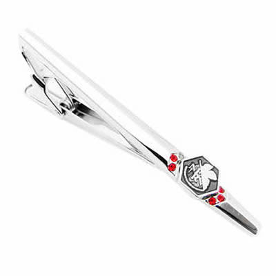 Evangelion Official Tie Clips. Color: Silver SWAROVSKI ELEMENTS Approximately 2" x 3/16" Plated base metal with enamel Officially licensed. It's a limited version Tie Clip, please order now to get your one and get free shipping anywhere in the USA.