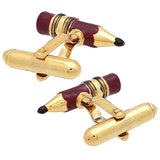 Wine Pencil Cufflinks. Wear your Wine Pencil Cufflinks by Tokyo Cufflinks. They also are perfect gifts for groomsmen, friends, and husbands! These Cufflinks are hand made in Japan from high-quality sturdy rhodium. The cufflinks will come in a beautiful cufflink box.