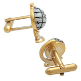 White Globe Cufflinks. Wear your White Globe Cufflinks by Tokyo Cufflinks. They also are perfect gifts for groomsmen, friends, and husbands! These Cufflinks are hand made in Japan from high-quality sturdy rhodium. The cufflinks will come in a beautiful cufflink box.