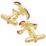 Gold Lobster Cufflinks. Wear your Gold Lobster Cufflinks by Tokyo Cufflinks. They also are perfect gifts for groomsmen, friends, and husbands! These Cufflinks are hand made in Japan from high-quality sturdy rhodium. The cufflinks will come in a beautiful cufflink box.