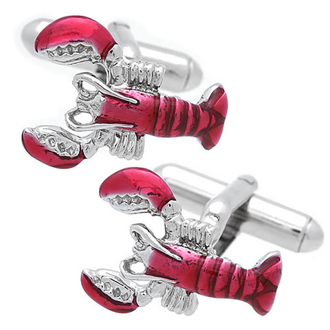 Silver Lobster Cufflinks. Wear your Silver Lobster Cufflinks by Tokyo Cufflinks. They also are perfect gifts for groomsmen, friends, and husbands! These Cufflinks are hand made in Japan from high-quality sturdy rhodium. The cufflinks will come in a beautiful cufflink box.