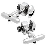 Silver Bolt & Nut Cufflinks. Wear your Silver Bolt & Nut Cufflinks by Tokyo Cufflinks. They also are perfect gifts for groomsmen, friends, and husbands! These Cufflinks are hand made in Japan from high-quality sturdy rhodium. The cufflinks will come in a beautiful cufflink box.