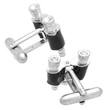 Silver Binoculars Cufflinks. Wear your Silver Binoculars Cufflinks by Tokyo Cufflinks. They also are perfect gifts for groomsmen, friends, and husbands! These Cufflinks are hand made in Japan from high-quality sturdy rhodium. The cufflinks will come in a beautiful cufflink box.