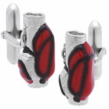 Golf Bag Cufflinks. Wear your Golf Bag Cufflinks by Tokyo Cufflinks. They also are perfect gifts for groomsmen, friends, and husbands! These Cufflinks are hand made in Japan from high-quality sturdy rhodium. The cufflinks will come in a beautiful cufflink box.