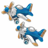 Propeller Plane cufflinks. Wear your Propeller Plane cufflink by Tokyo Cufflinks. They also are perfect gifts for groomsmen, friends, and husbands! These Cufflinks are hand made in Japan from high-quality sturdy rhodium. The cufflinks will come in a beautiful cufflink box.