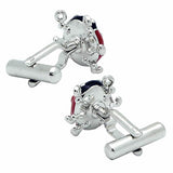 Ladybird Cufflinks. Wear your Ladybird Cufflinks by Tokyo Cufflinks. They also are perfect gifts for groomsmen, friends, and husbands! These Cufflinks are hand made in Japan from high-quality sturdy rhodium. The cufflinks will come in a beautiful cufflink box.