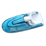 It is a cute Blue Jet Skiing Lapel Pin. It's a unique Lapel Pin, to get this place an order on the website. Size: Approximately 5/16" × 1" in. Material: Tin alloy / Western white / Rhodium plating / Epoxy resin. Color: Silver & Blue. Model: P0052