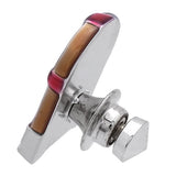 It is a cute Brown Jukebox Lapel Pin. Buy this cute Lapel Pin on the website. Size: Approximately 9/16" × 3/4" in. Material: Tin alloy / Western white / Rhodium plating / Epoxy resin. Color: Silver, Red, Brown & Blue. Model: P0060