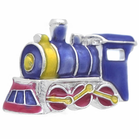 It is a cute Purple Train Lapel Pin. Buy Train Pins on the website and get delivered in a beautiful box. Size: Approximately 5/8" x 13/16" inch. Material: Tin alloy / Western white / Rhodium plating / Epoxy resin. Color: Silver, Yellow, Purple & Red. Model: P0122
