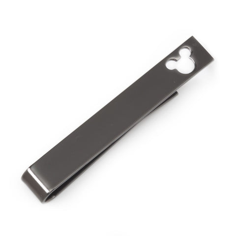 Mickey Mouse Cut Out Black Tie Bar