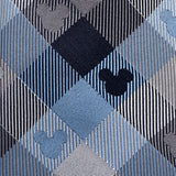Mickey Mouse Blue Plaid Mens Tie