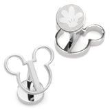 Mickey Mouse Silhouette Cutout Cufflinks