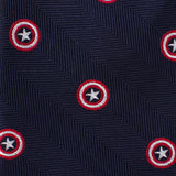 Captain America Navy Tie