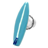 Buy this cute Short Blue Surfboard Lapel Pin Online. Size: Approximately 1-1/32" x 5/16" inch . Material: Brass · Plating paint · Epoxy resin. Color: Blue. Model: P0178