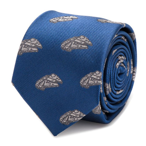Millennium Falcon Blue Tie