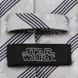 Stormtrooper Gray Plaid Tie