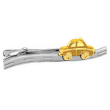 It's a cute Yellow Cab Tie Clips. If you want to get this cute Tie Clip, please place an order on the website in a few easy steps and get this Tie Clip delivered in a very beautiful box. Size: Approximately 2 1/8" X 5/16" inch. Material: Tin alloy / Brass / Plating process / Epoxy resin. Color: Silver & Yellow. Model: T0015