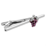 It's a cute Silver Grape Tie Clips. It looks incredible as the grapes delicious. This Tie Clip comes in two different colors. Place your order now and it will be delivered in a beautiful box. Size: Approximately 2 5/16" X 11/16" inch. Material: Brass / Rhodium Plating / Epoxy Resin. Color: Silver, Purple. Model: T0073.