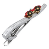 It's a cute Wine Red Open Car Tie Clips. It comes with several colors. Get your one and enrich your Tie Pins Collection today. To Get your Tie Clip, place your order on the website to get free shipping.